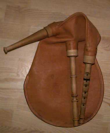 Swedish bagpipe made by Leif Eriksson